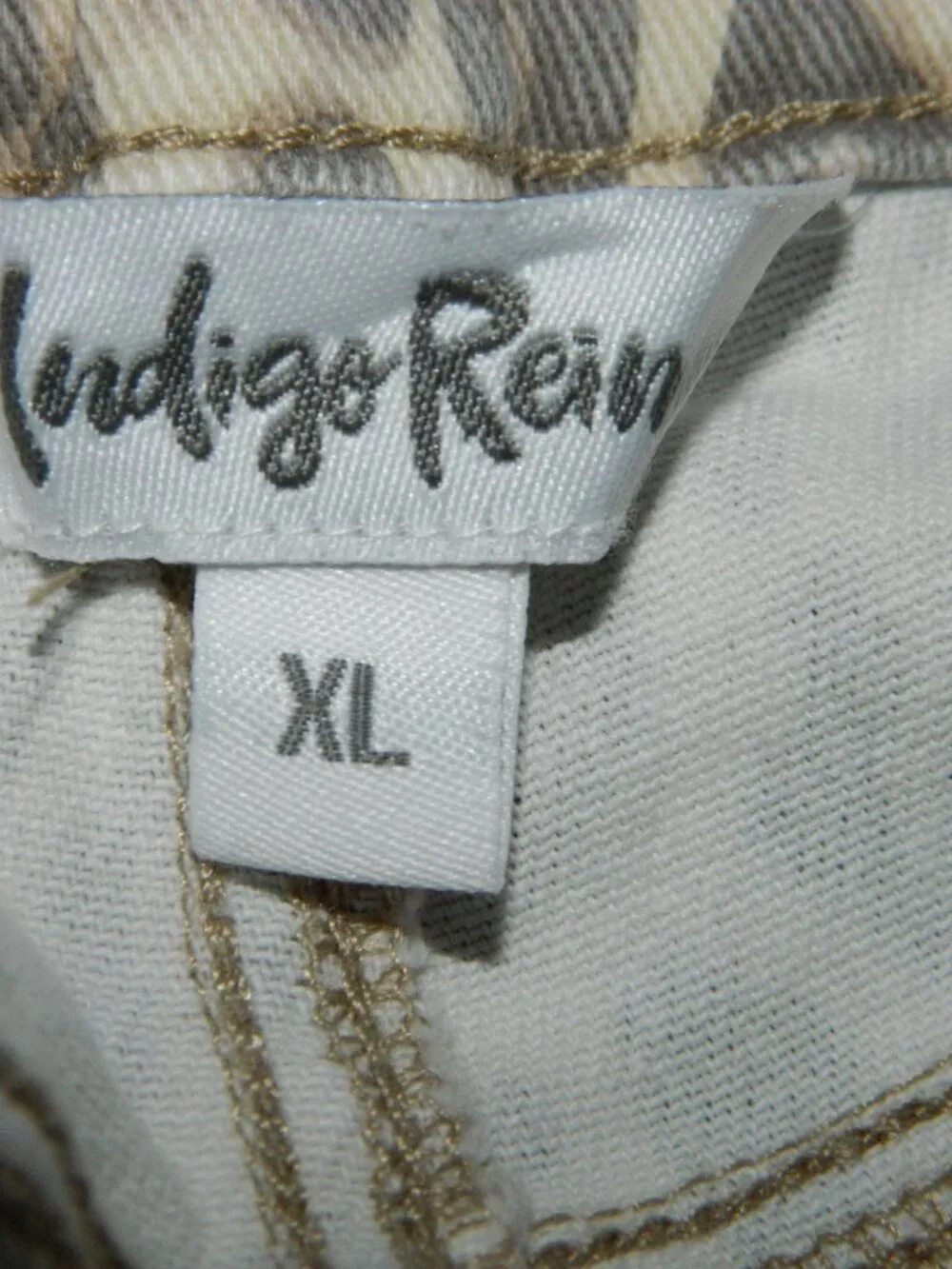 Indigo Rein Animal Print Crop Top High Waist Short Set Sz XL (BB-17)